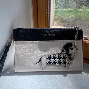NWOT Kate Spade Dachshund Fetch Medium Wristlet